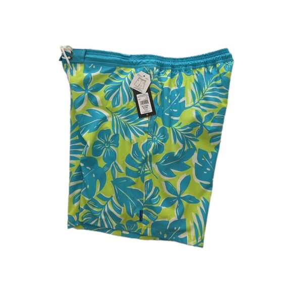 Hot Coals Men's 8" Swim Trunks XL UPF 50+ Elastic Waist Mesh Liner Side Pockets - Picture 5 of 7